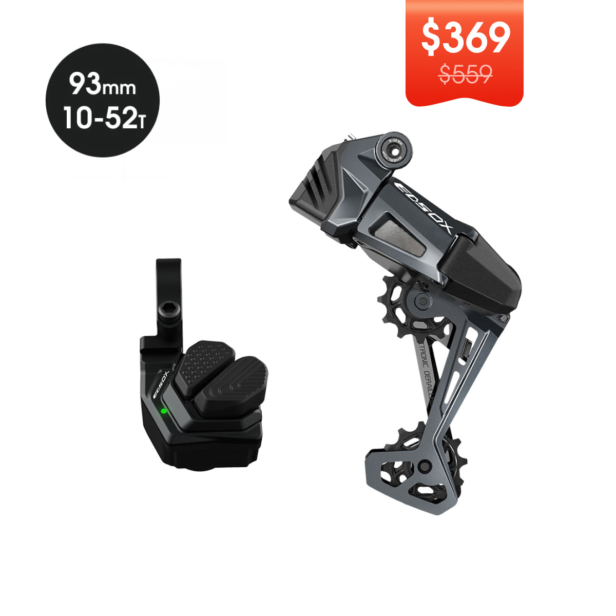 WHEELTOP EDS OX2.0 Wireless Electronic Shifter/Derailleur(Mountain Bike)