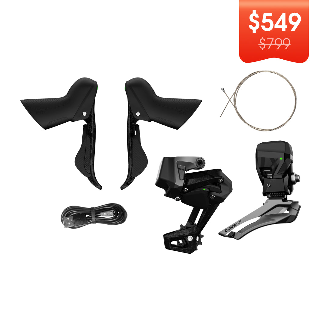 WHEELTOP EDS TX Wireless Carbon Electronic Shifter/Derailleur (Road Bike) - Cable Brake Groupset